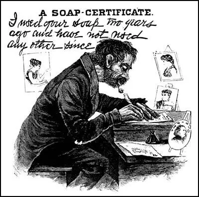 Harry Furniss, Soap Certificate (1902)