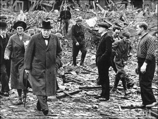 Winston Churchill visits the East End (September, 1940)