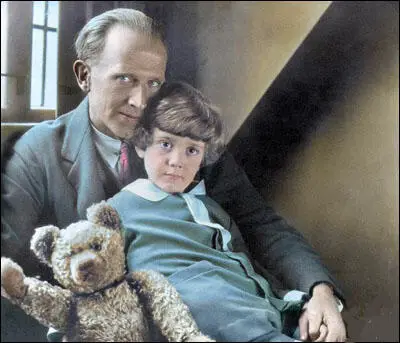 A. A. Milne and his son Christopher