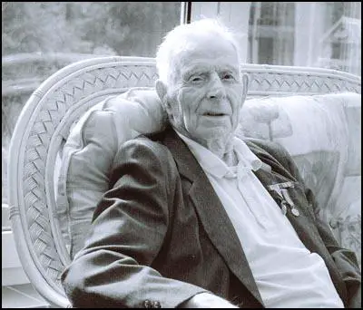 Harry Patch in retirement