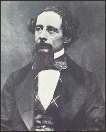 Charles Dickens in 1858.