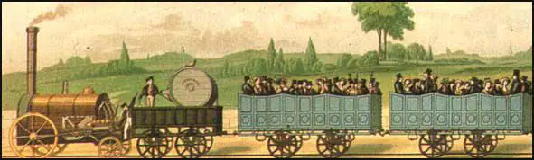 A. J. C. Bourne produced this lithograph of second-class travel in 1839