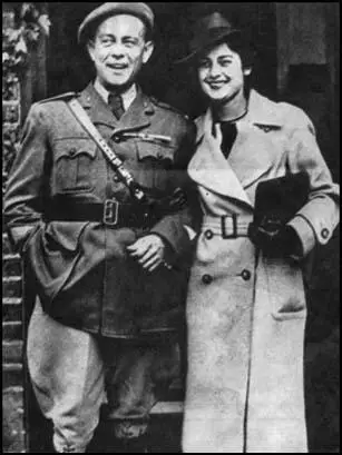 Etienne and Violette Szabo on their wedding day.