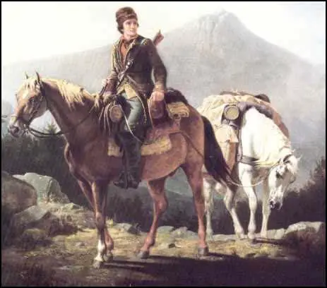 Daniel Boone in about 1760.