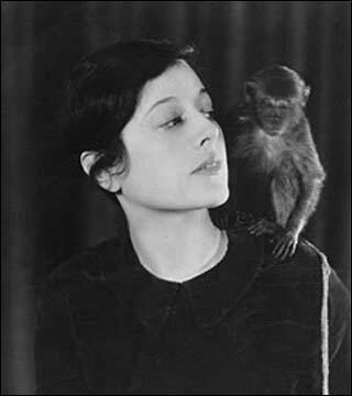 Emily Hahn with Mr Mills (c. 1935)