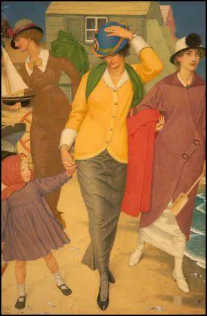 Joseph Southall, Along the Shore (1910)