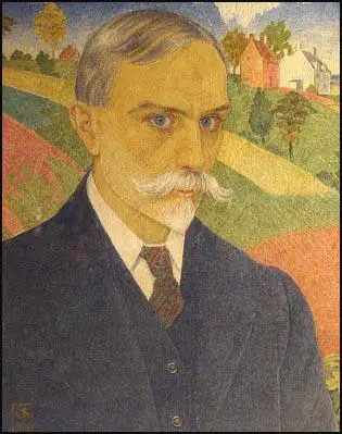 Joseph Southall, Self-portrait (1925)