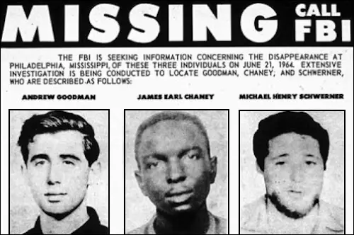 Andrew Goodman, James Chaney and Michael Schwerner