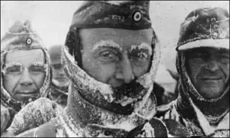 Three German soldiers in the Soviet Union in 1941