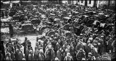 Russian prisoners at the Battle of Tannenberg (August, 1914)