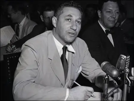 Budd Schulberg testifying before House of Un-American Activities Committee (23rd May, 1951)
