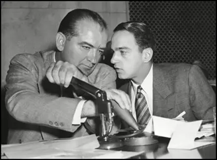 Joseph McCarthy and Roy Cohn (1954)