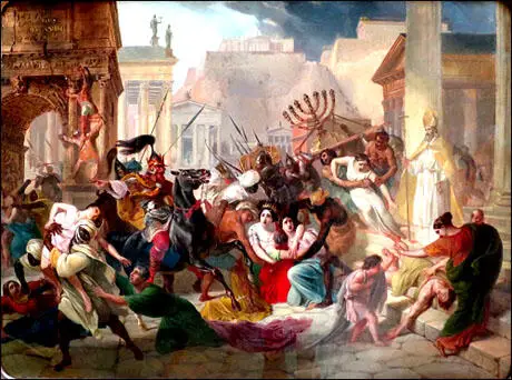 Gaiseric Sacking Rome by Karl Bryullov (c. 1835)