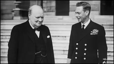 Winston Churchill and King George V (1940)