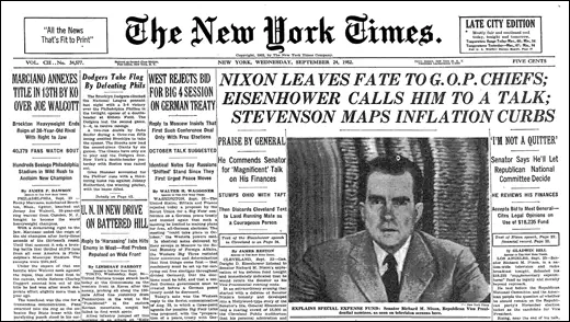 New York Times (24th September, 1952)