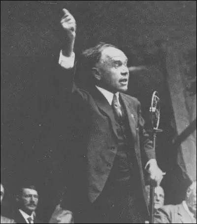 Lord Beaverbrook making a speech during the Paddington South by-election.