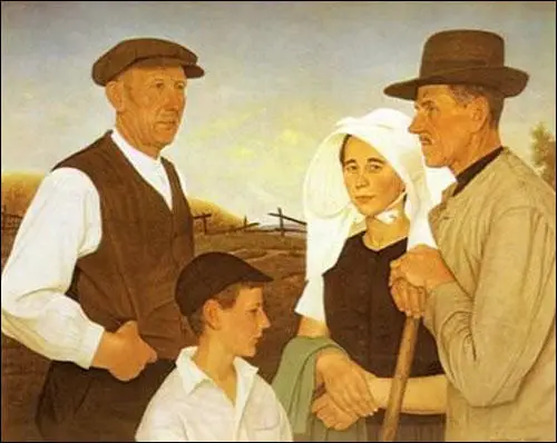 Adolf Wissell, A Group of Farmers (1935)