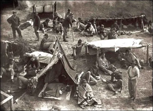 Andersonville Prison Camp in 1864