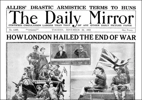 The Daily Mirror (12th November, 1918)
