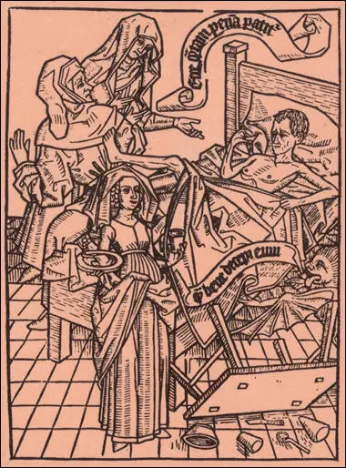 Gravure sur bois (vers 1480)