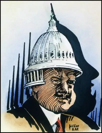 Drawing of Herbert Hoover that appeared in the B.E.F. News (August 1932)