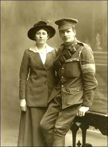 My grandmother and grandfather on 12 November, 1915