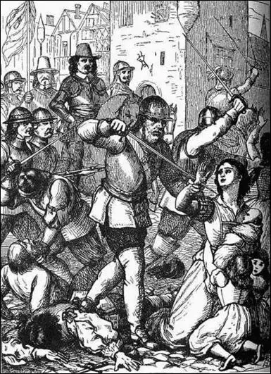 Oliver Cromwell in Drogheda
