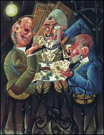Otto Dix, The Skat Players (1920)