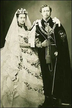 Alexandra of Denmark and the Prince of Wales (1863)