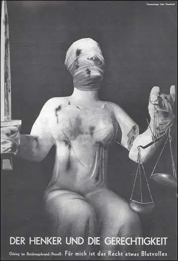 John Heartfield, Executioner and Justice (30th November 1933) (Copyright The Official John Heartfield Exhibition & Archive)