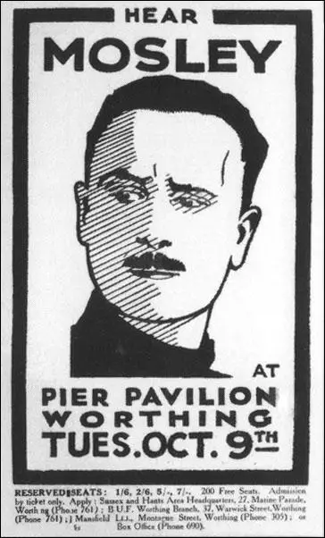 British Union of Fascist poster (October, 1934)