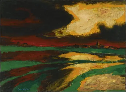Emil Nolde, Autumn Evening (1924)