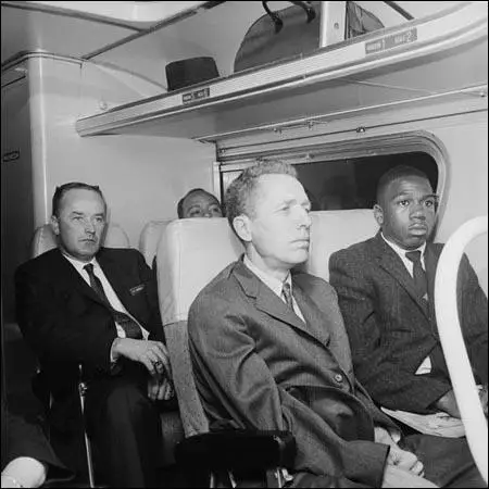 James Peck and Charles Person on the Freedom Ride (May, 1961)