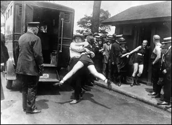 (Source 13) Women in Chicago being arrested in 1922