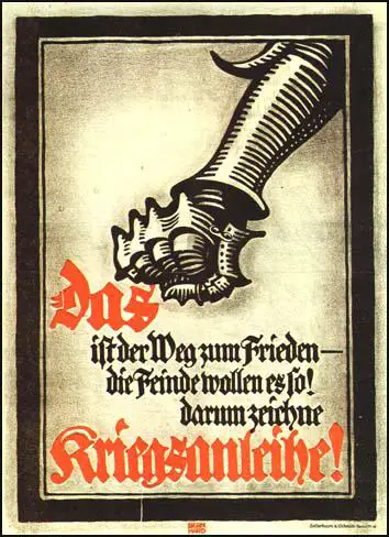 Lucian Bernhard,German War Loan poster (1917)