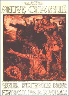 Frank Brangwyn, recruiting poster (1915)