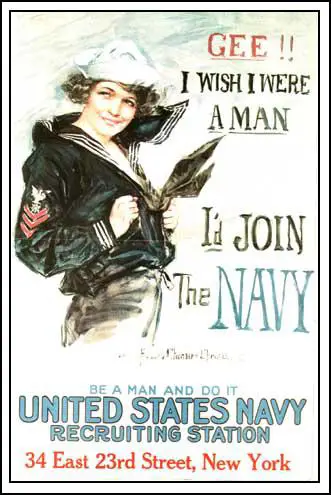 Howard Christy, USA Navy poster (1917)