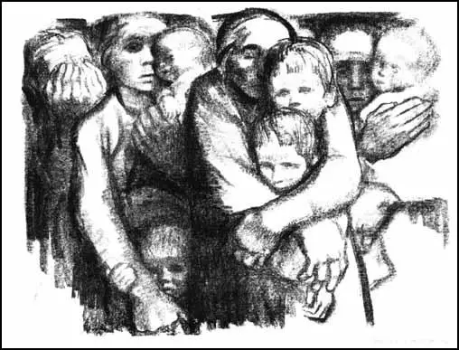Käthe Kollwitz, Widows and Orphans (1919)