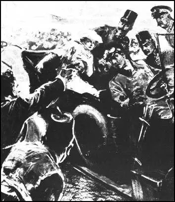 Assassination of Archduke Ferdinand and Duchess Sophie in Sarajevo (1914)
