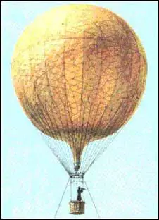 British Army observation balloon.