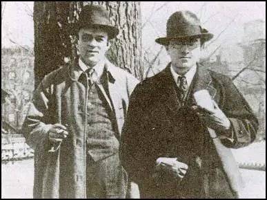 John Reed with Boardman Robinson in 1915