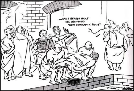David Low produced this cartoon on the proposal made by Harold Macmillan (1946)