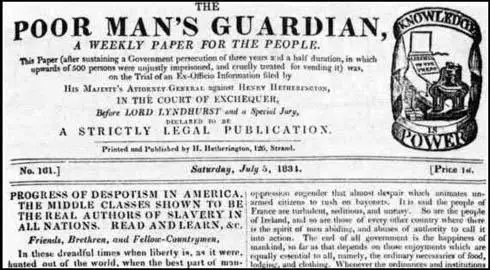 Poor Man's Guardian (5th July, 1831)