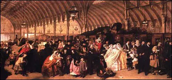 William Powell Frith, The Railway Station (1862)