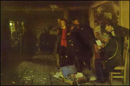 Ilya Efimovich Repin, The Arrest of the Propagandist (1881)