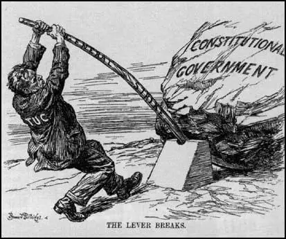 Bernard Partridge, The Lever Breaks (19th May 1926)