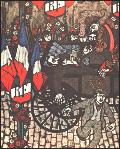 Flavio Costantini, Assassination of President Carnot in 1894 (1974)