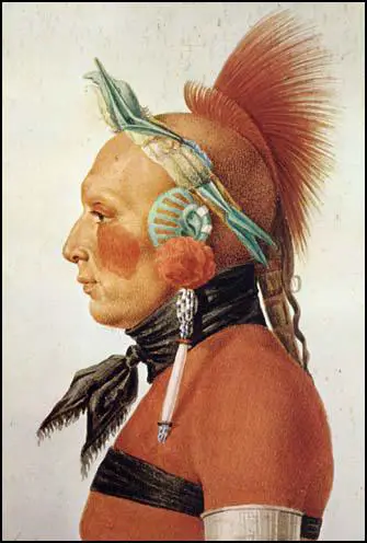 Osage Warrior by Charles Evret de Saint-Memin
