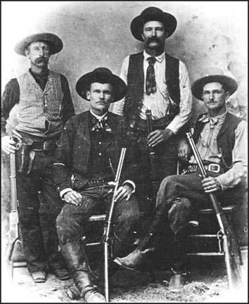 The Texas Rangers - An old photo of Texas Rangers at the world famous King  Ranch.